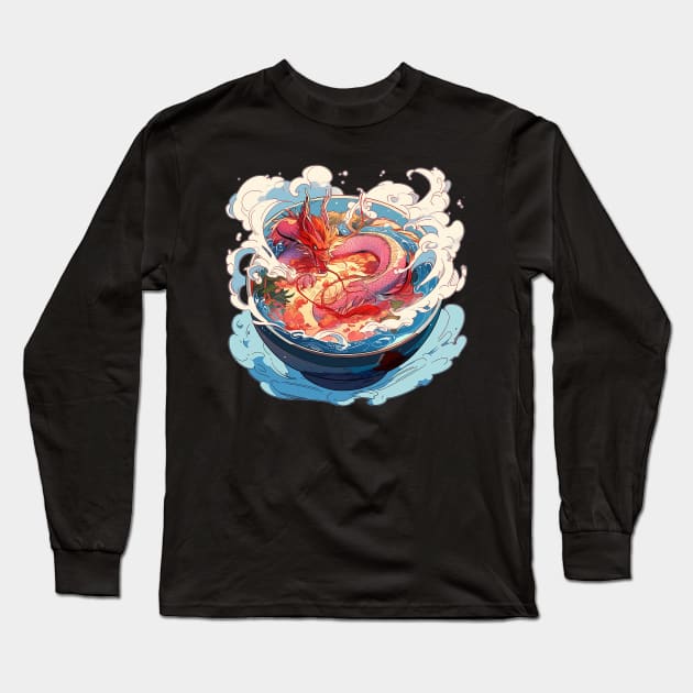 dragon soup Long Sleeve T-Shirt by lets find pirate